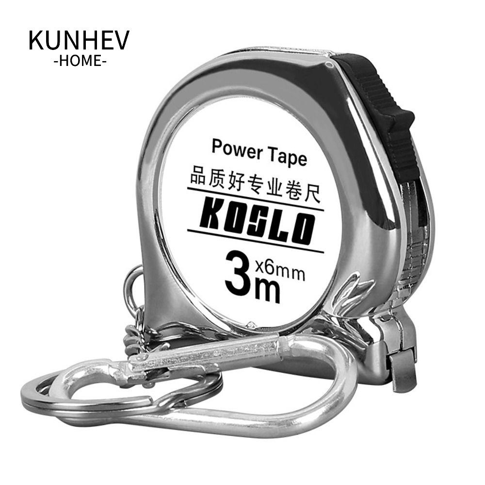KUNHEV Thước Dây mini 300cm Có Móc Khóa Tiện Dụng Cho Gia Đình