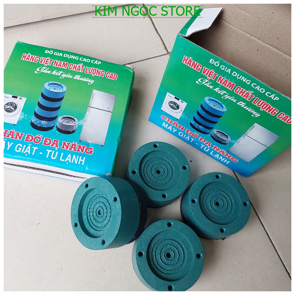 Bộ 4 miếng đế đệm cao su lót kê chân máy giặt chống rung chống ồn ...