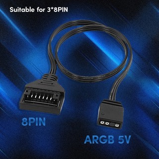 Bộ Chuyển Đổi Cáp Bang 30cm 5V 3pin Sang ARGB 5V 8Pin 6Pin Nam Adapter Mở Rộng Ánh Sáng Thiết Bị ARGB Dễ Dàng Và Tiện Lợi Cho Chúng Ta