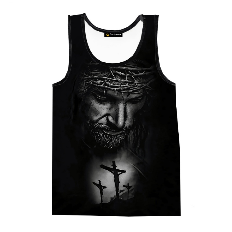 Christ jesus Áo Thun Không Tay In Hình Chúa jesus 3d Thời Trang Đường Phố Dành Cho Nam Và Nữ