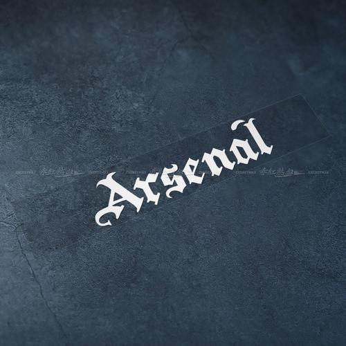 Premier League Arsenal FC Nhãn Dán Xe Phản Quang Chống Nước Đội Bóng Đá Câu Lạc Bộ Miếng Dán Bình Nhiên Liệu Bao Da Kiểu Dáng Ô Tô Decal