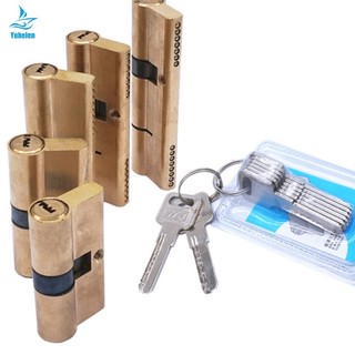 Khóa Cửa Xi Lanh Chống Trộm 65 70 80 90 115mm Bằng Đồng Thau
