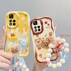 Ốp lưng Redmi Note 11 Pro 5G (China) Ốp lưng dễ thương Điện thoại viền kem hình ba chiều Búp bê Vỏ mềm Full Case NYGZ (phiên bản Trung Quốc)