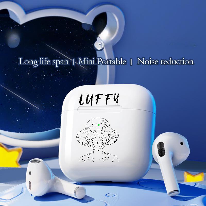 Tai Nghe bluetooth 5.0 Không Dây Điều Khiển Cảm Ứng Phong Cách anime Cho Tất Cả Các Dòng Điện Thoại mobile