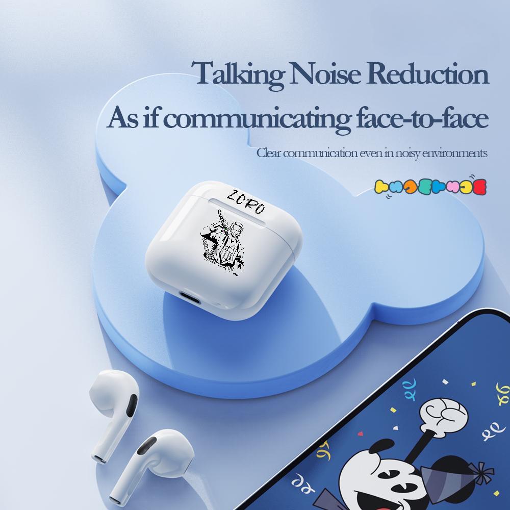 Tai Nghe bluetooth 5.0 Không Dây Điều Khiển Cảm Ứng Phong Cách anime Cho Tất Cả Các Dòng Điện Thoại mobile