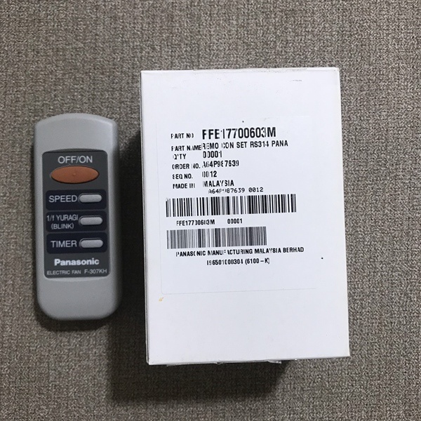 Điều khiển remote từ xa Quạt đứng , quạt cây lửng Panasonic F307KHB ...