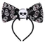 YT4 Halloween Tóc Vòng Dơi Băng Đô Lễ Hội Ma Không Khí Tiệc Trang Trí Băng Đô Nhện Đầu Lâu Nơ Tóc Kẹp