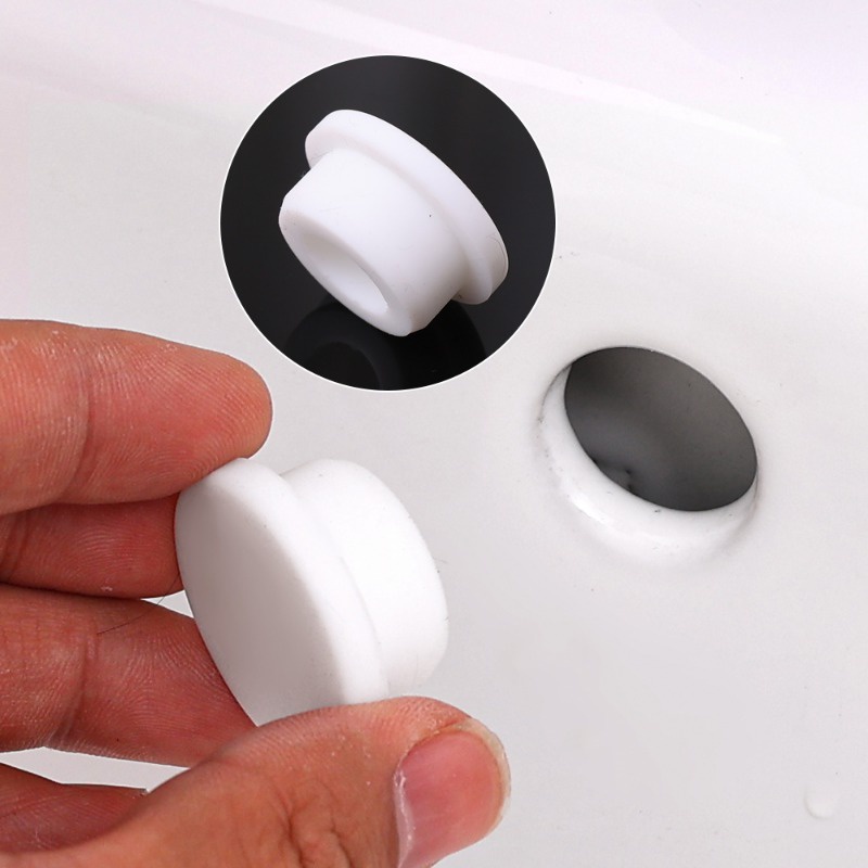 Bộ 4 Vỏ Bọc Lỗ Thoát Nước Bồn Rửa Chén / Nhà Bếp / Phòng Tắm Bằng Cao Su