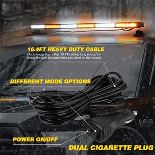 Đèn Led Cảnh Báo 23 "~ 12.2" cob 12v ~ 24v Chuyên Dụng Cho Xe Cứu Hỏa
