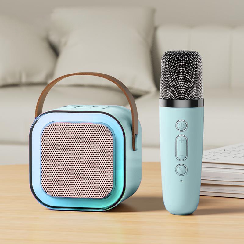 Loa Bluetooth Karaoke Mini K12 Siêu Hay, Kèm 2 Micro Mini, Chất Âm ...