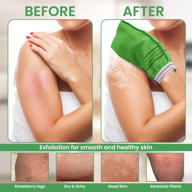 Xông Hơi Một Lớp Khăn Tắm / Găng tay đi tắm Tẩy Tế Bào Chết Không Đau Mềm Mại / Khăn Tắm Chất Lượng Cao