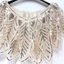 Khăn choàng đính cườm GUSTAVA, Khăn choàng cô dâu cổ chữ V không tay, Khăn choàng mùa hè bằng vải Polyester thanh lịch 6 màu quấn nữ