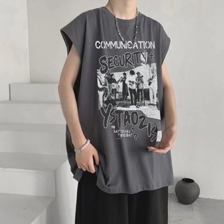 Áo thể thao nam mùa hè áo thun không tay hip-hop tanktop