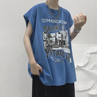 Áo thể thao nam mùa hè áo thun không tay hip-hop tanktop