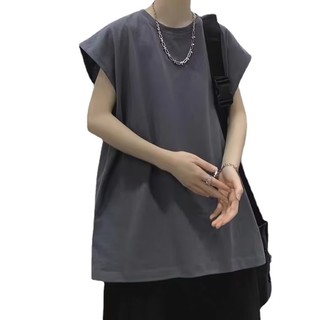 Áo tanktop không tay phù hợp cho nam mặc áo khoác ngoài phong cách