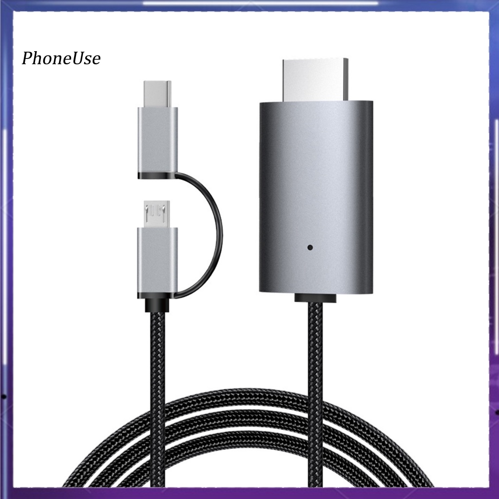 Pu Dây Cáp Chuyển Đổi Màn Hình Máy Chiếu 500mbps 2 Trong 1 micro usb ...