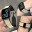 Dây da thật cho Huawei Watch Fit 5 4 Pro Fit 3 Dây đeo đồng hồ thông minh Silicone Vòng đeo tay khóa từ tính