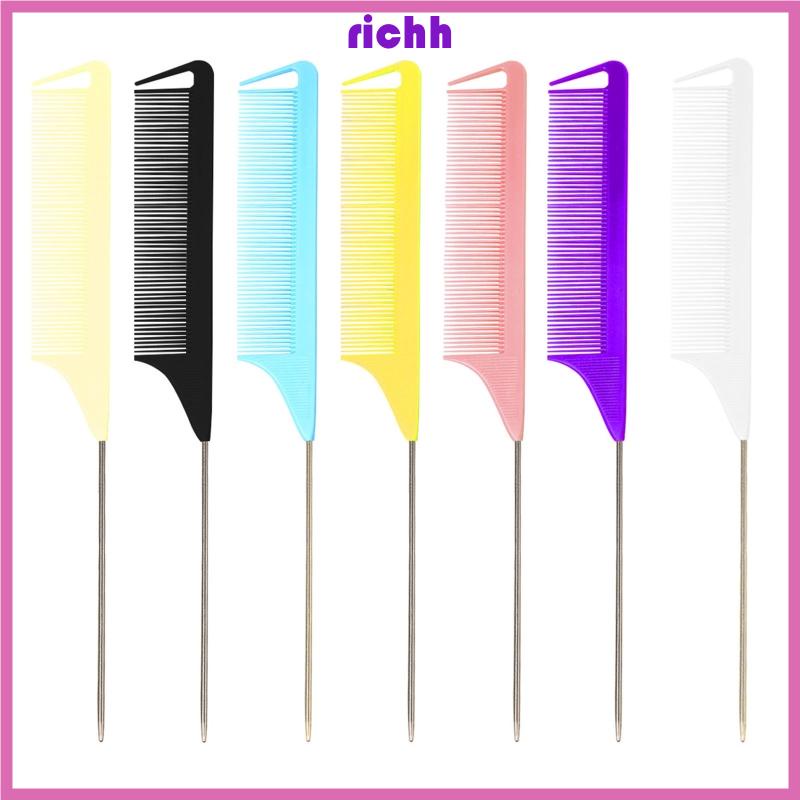 Richh Lược Kim Loại Chải Tóc Chống Tĩnh Điện Chuyên Dụng