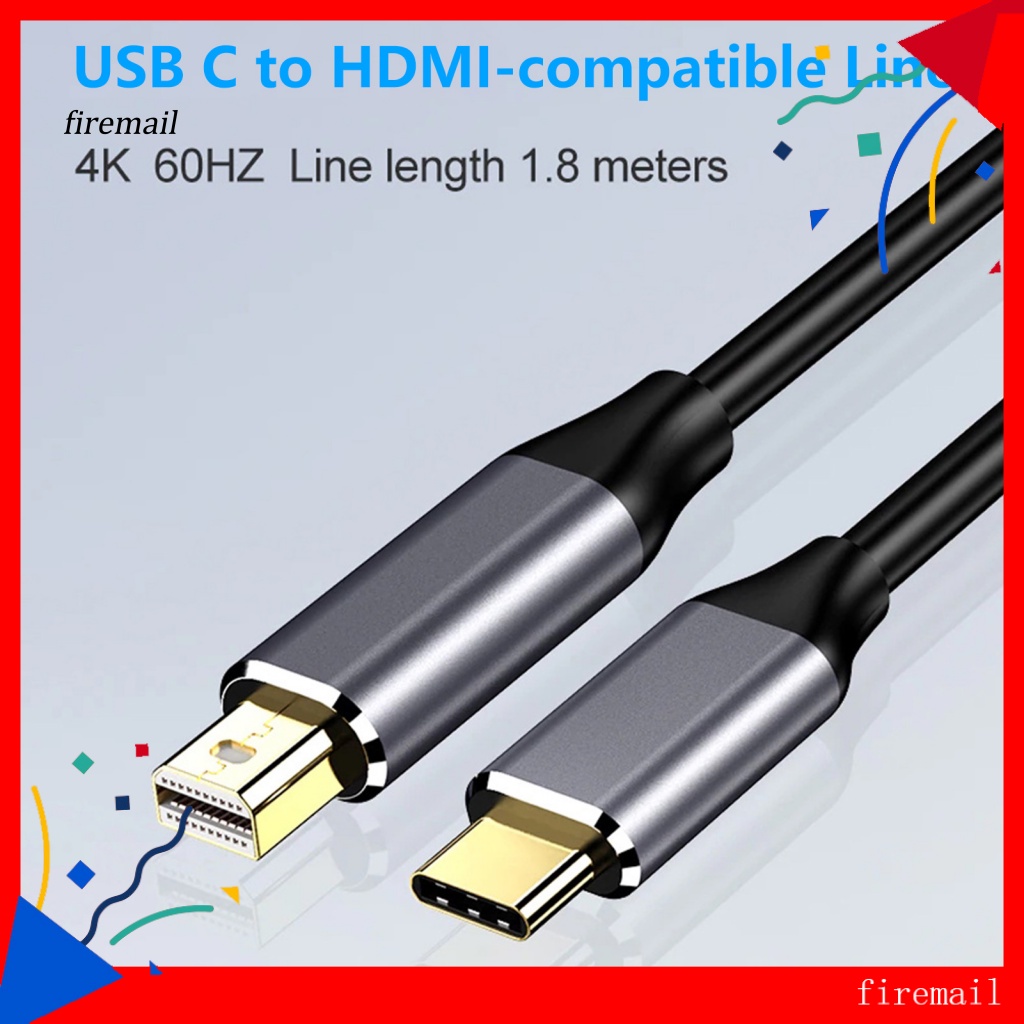Dây Cáp Chuyển Đổi 4k 18m type-c Sang mini displayport Cho laptop ...