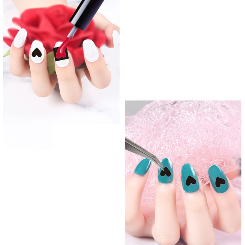 Richh Set 6 Miếng Dán Trang Trí Móng Tay Nghệ Thuật