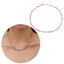 BTF Nữ Phong Cách Dân Tộc Mùa Hè Đi Biển Choker Trang Sức Nhiều Màu Sắc Hạt Xương Đòn Dây Chuyền