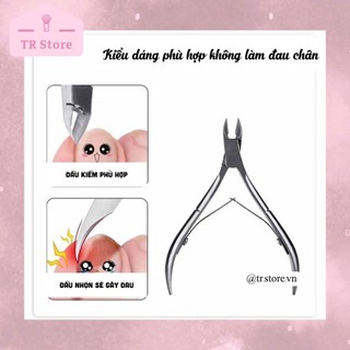 Kềm cắt da bán nguyệt Malian thép không gỉ mạ inox Nhật