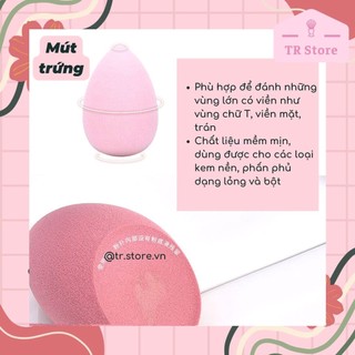 Bộ 3 mút trang điểm hồng Malian cao cấp 3 kiểu dáng phiên bản mùa xuân
