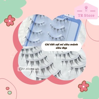 Bộ 5 cặp mi giả BQI trang điểm mắt chuyên dụng cao cấp