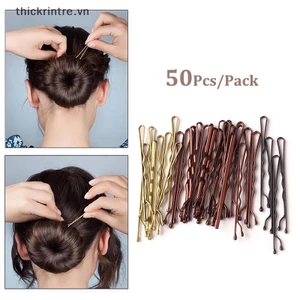 THI 50 Chiếc 5cm Nữ Kẹp Tóc Xoăn Sóng Cầm Kiểu Tóc Kẹp Tóc Nữ Bobby Chân Tạo Kiểu Phụ Kiện Tóc VN