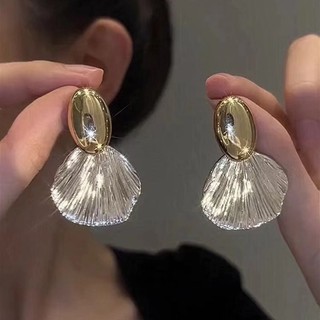 Bông Tai Thiết Kế Vỏ Sò Sang Trọng Thời Trang Dự Tiệc