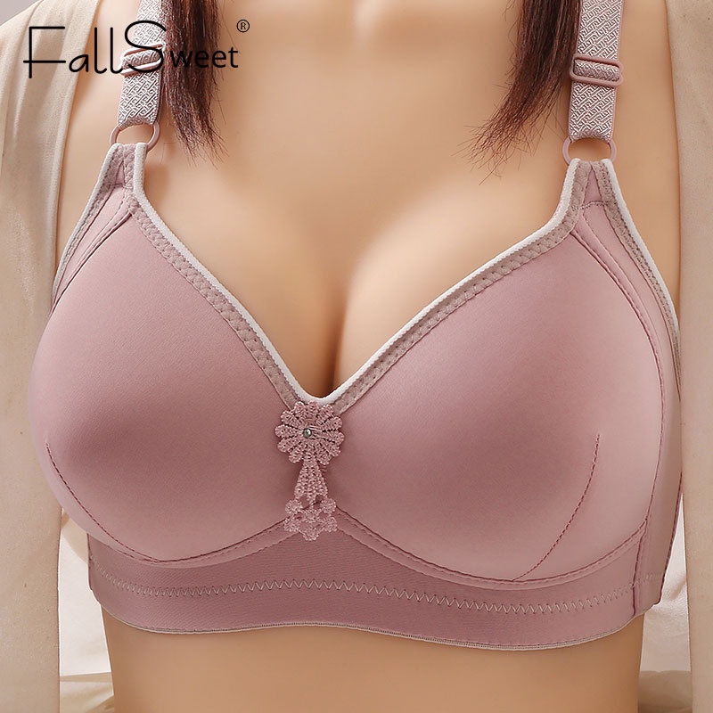 Ảnh Áo lót FALLSWEET 36-44 nâng ngực không gọng mềm mại thoải mái cho phụ nữ trung niên 3
