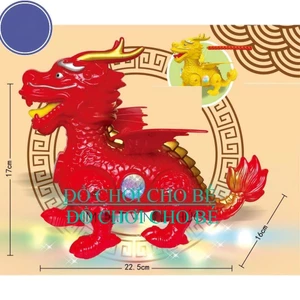 Đồ chơi cho bé con rồng phát nhạc có đèn , đồ chơi cho bé con rồng