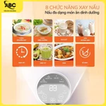 Máy làm sữa hạt 1,2 L - Lưỡi dao 8 cánh inox 304 cao cấp, công suất 800W [ CỬA HÀNG ABC_Tiện ích gia đình ] — ảnh 6