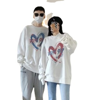 Áo Sweater dáng rộng dài tay Trang phục cặp đôi