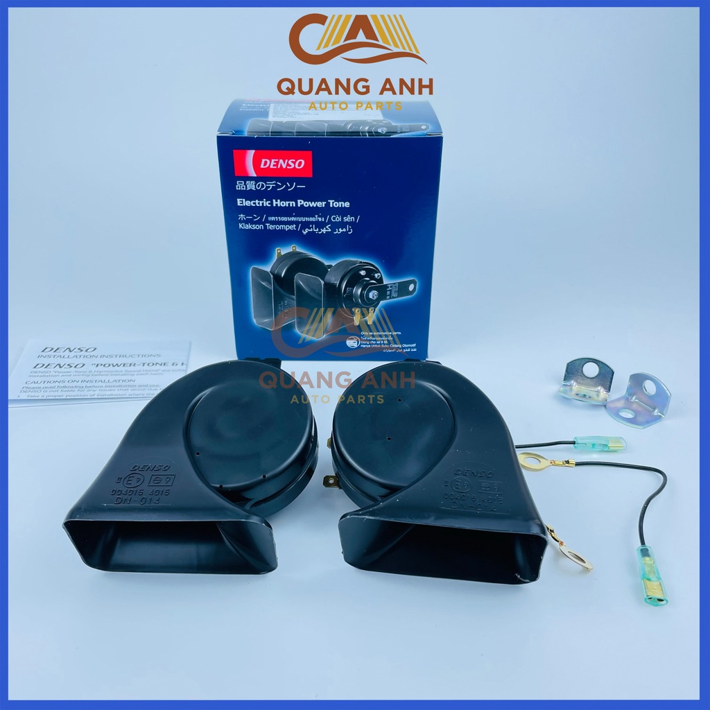 Còi, Kèn Denso 12V(có giắc), sử dụng cho các dòng xe ô tô du lịch, i10, Morning, Vios, Innova, Fortuner,Rio