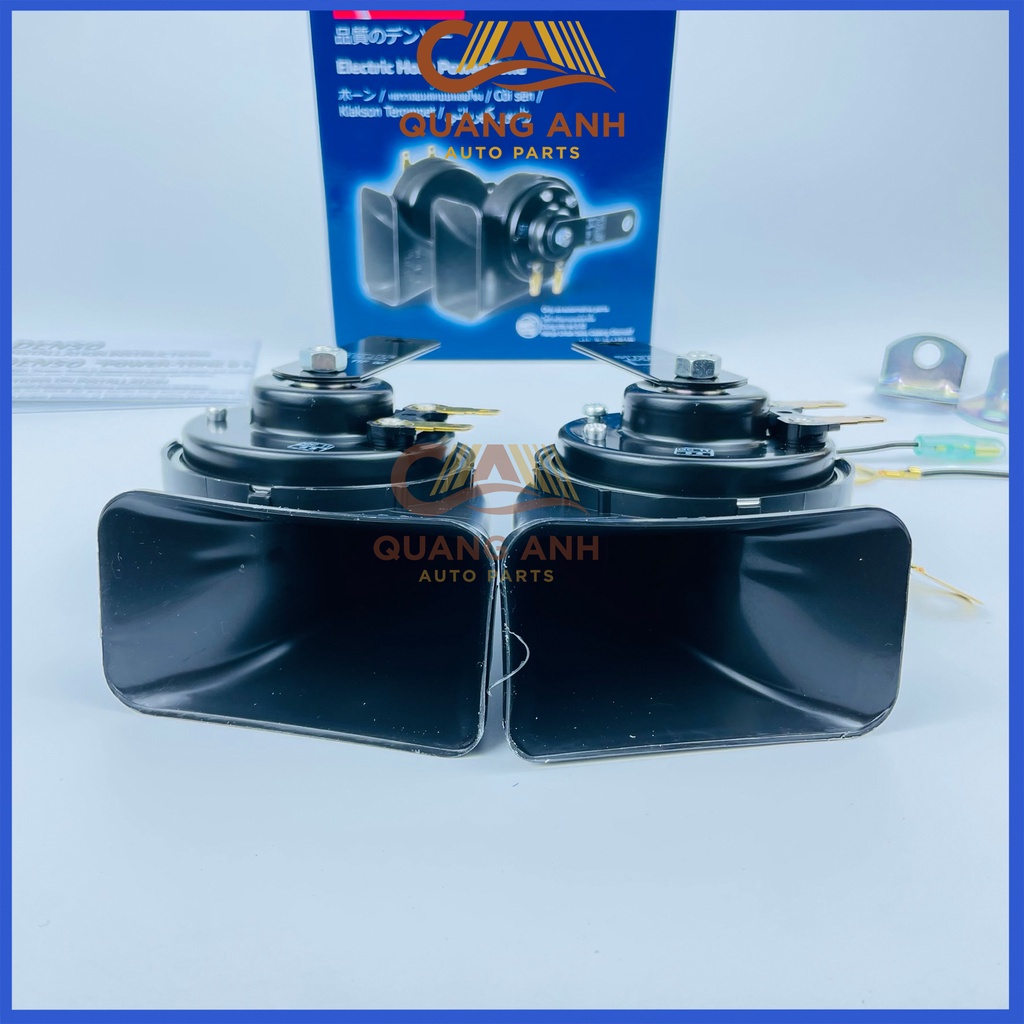 Còi, Kèn Denso 12V(có giắc), sử dụng cho các dòng xe ô tô du lịch, i10, Morning, Vios, Innova, Fortuner,Rio