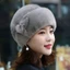 Mũ Xô RẺ RẺ, Giữ Ấm Lông Thỏ Giả Mũ Mùa Đông, Thời Trang Dày Trang Trí Hoa Mũ Giữ Nhiệt Đi Xe Đạp Trượt Tuyết