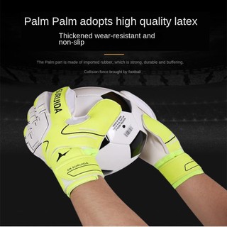 Găng Tay Thủ Môn Bóng Đá Cho Người Lớn Và Trẻ Em, Size 5-10, Chống Trượt, Mềm Mại Dày Dặn