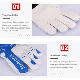 Găng Tay Thủ Môn Bóng Đá Cho Người Lớn Và Trẻ Em, Size 5-10, Chống Trượt, Mềm Mại Dày Dặn