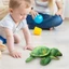 DELMER Con Rối Động Vật Biển, Búp Bê Tay Thú Nhồi Bông Con Rối Cá Mập Sang Trọng, Sinh Nhật Di Chuyển Miệng Bạch Tuộc Cua Rùa Cá Voi Giáo Dục Sớm