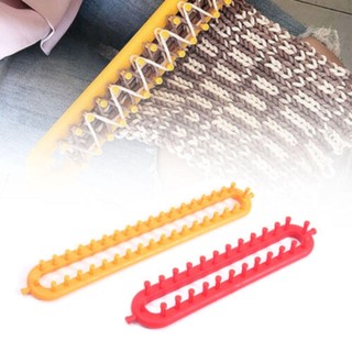 Seyawson Dệt Loom Đan Bộ, DIY Handmade Craft DIY Máy May Dụng Cụ, Nhựa Bền Hình Chữ Nhật Len Knitter Nữ