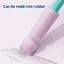 AMBU 10 Chiếc Nắp Bảo Vệ Nib Bút Chì, Chỉnh Sửa Văn Phòng Phẩm Hình Mèo Tẩy, Hoạt Hình 2 Trong 1 Bút Chì Mở Rộng Trường Học Đồ Dùng Văn Phòng