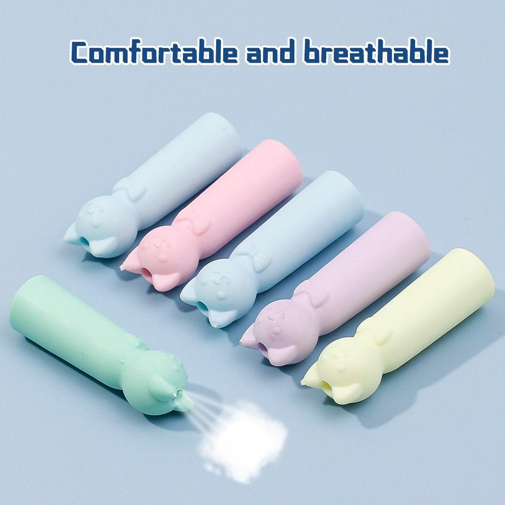 TUYỆT VỜI 10 Chiếc Tẩy, Hình Mèo Chỉnh Văn Phòng Phẩm Bút Chì Nắp Bảo Vệ Nib, Chất Lượng Cao 2 Trong 1 Bút Chì Mở Rộng Học Sinh Quà Tặng