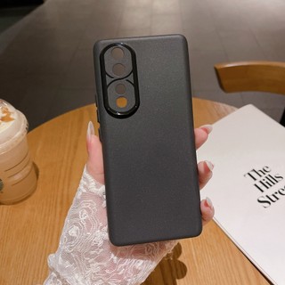 Ốp điện thoại siêu mỏng 0,3mm cho Honor 90 70 50 Slim linh hoạt TPU mờ mặt sau K01