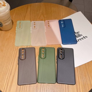 Ốp điện thoại siêu mỏng 0,3mm cho Honor 90 70 50 Slim linh hoạt TPU mờ mặt sau K01