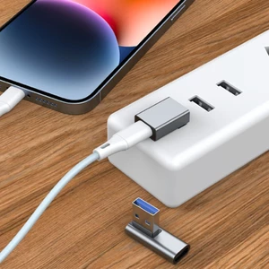 WU Hợp Kim Nhôm USB3 0 Nam Sang Loại C Nữ Kết Nối Bộ Chuyển Đổi Sạc