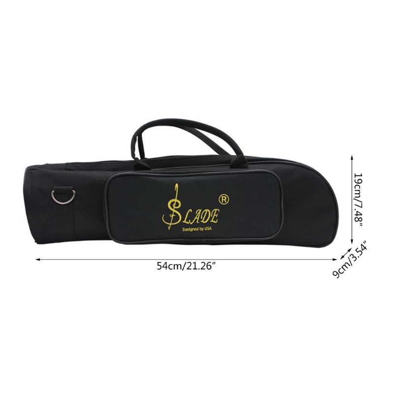 IOR Đôi Dây Kéo Thiết Kế Hộp Bảo Quản Trumpet Hộp Đựng Chống Thấm Nước Trumpet Túi Nhẹ Trumpet Case Trumpet Gig