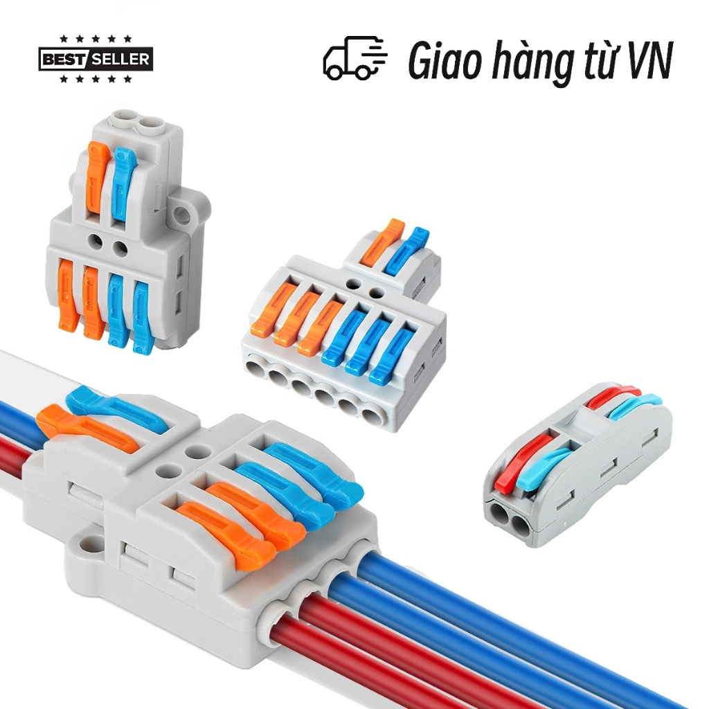 [giá cực thấp] Cút nối dây điện cho dây đơn dây đôi dây ba tiện dụng KV PCT
