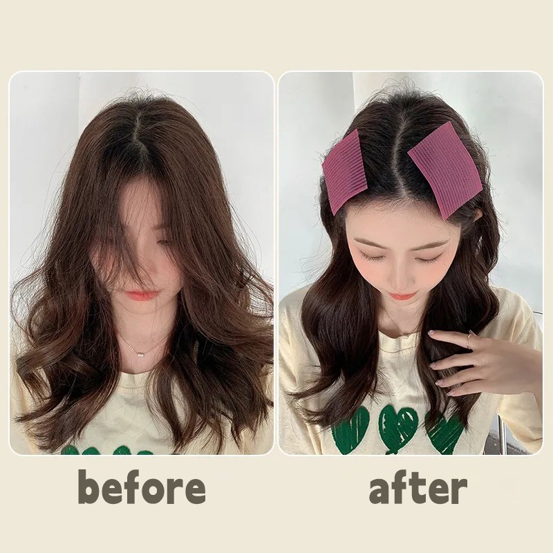 Set 10 Miếng Dán Tóc Mái Trước Thời Trang Hàn Quốc Không Để Lại Dấu Vết