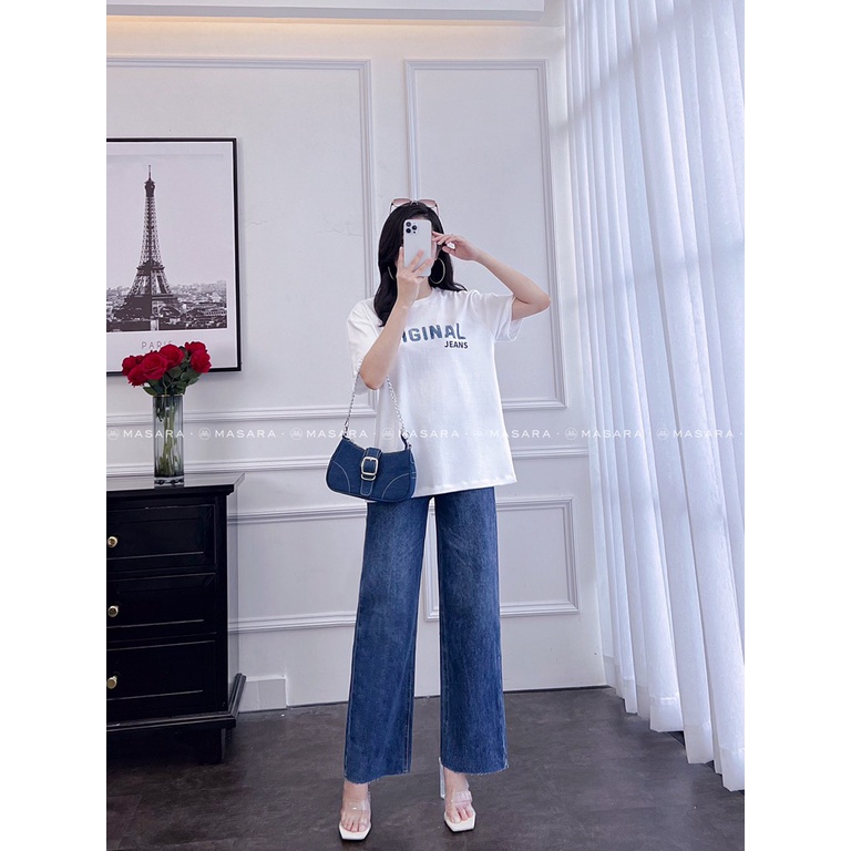 ÁO THUN FORM RỘNG MÀU TRẮNG IN CHỮ ORIGINAL NĂNG ĐỘNG DỄ PHỐI ĐỒ